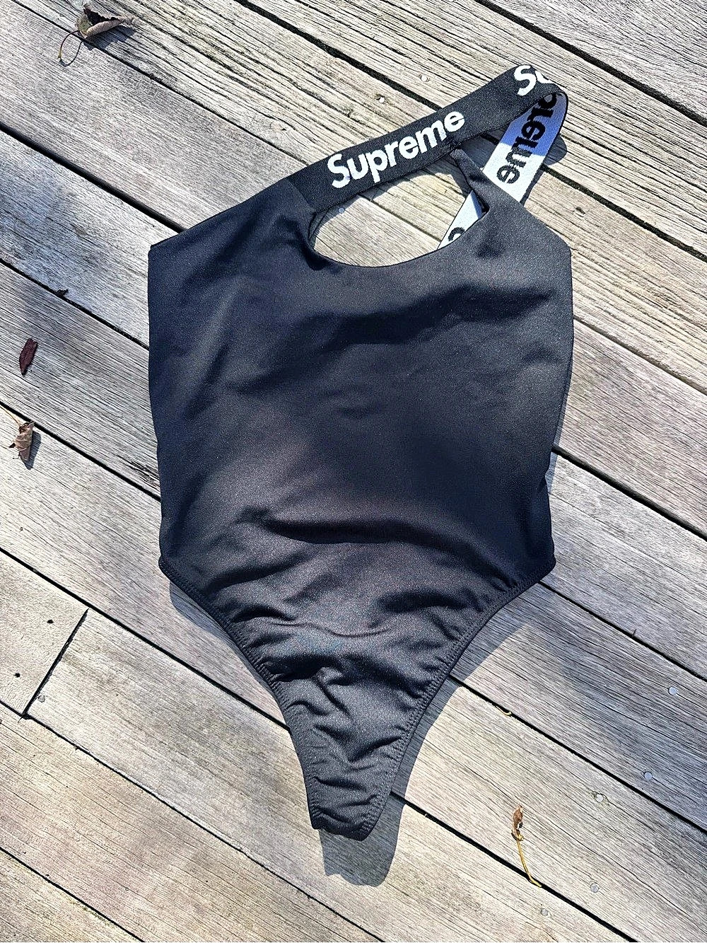Supreme/Frankie Black One-Piece Bodysuit